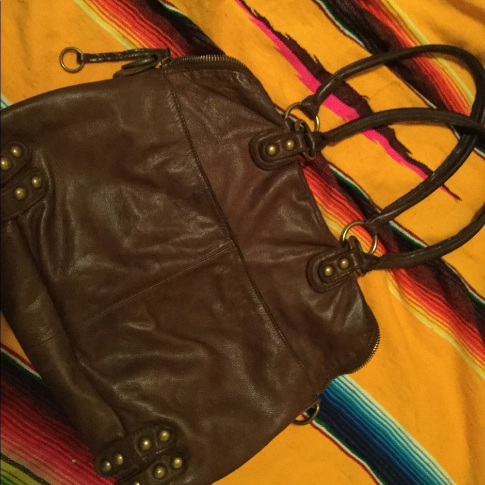 Linea Pelle genuine leather shoulder bag